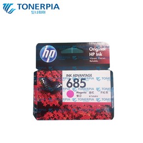 HP 정품잉크 NO.685 HP5525 HP3525 HP4615 HP4625, 1개, 03_빨강(MAGENTA)