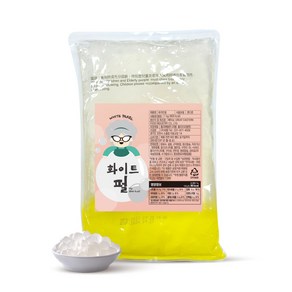 화이트 곤약 펄, 1개, 1kg