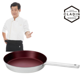 클래딘(CLADIN) IH 스테인레스 통3중 엣지 후라이팬 24cm, 1개