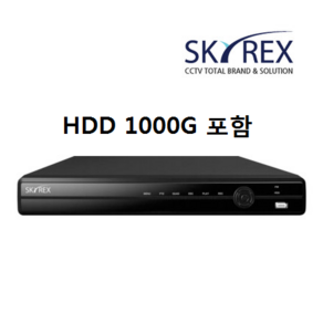 SKY-5004 스카이렉스 4채널 녹화기 1000G 포함, SKY-5004 - 1TB, 1개