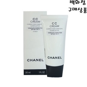 (쇼핑백포함)샤넬 CC 크림코렉션 컴플리트수퍼액티브30ml-완전하게내추럴할한 메이크업 결합, 1개, 30ml, 10호