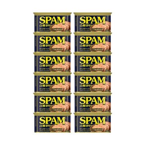CJ 제일제당 스팸 클래식 200g SPAM 햄 통조림, 195.5g, 12개