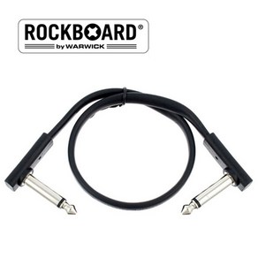 RockBoard 락보드 이펙터케이블 플랫 패치케이블 블랙 20cm