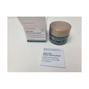 바이오오일 Biossance 스쿠알렌 + 오메가 리페어 크림 여행용 사이즈 5m.16 fl oz 상자 232265, 1개