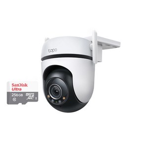 티피링크 메모리256G포함 Tapo C520WS 400만화소 원격회전 실외방수 홈CCTV, 1개