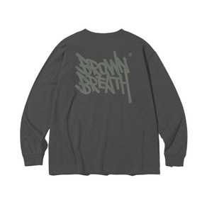 [브라운브레스] TAG LONGSLEEVE - CHARCOAL