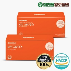 참앤들황토농원 NFC 착즙 100 ABC주스 70ml x 30포 2박스, 60개