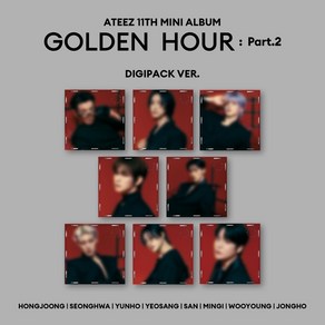 에이티즈 - 미니 11집 앨범 GOLDEN HOUR : Pat.2 / 디지팩 버전 / 커버, 종호