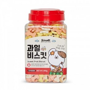 비스코티 애견비스켓, 과일맛, 800g, 2개