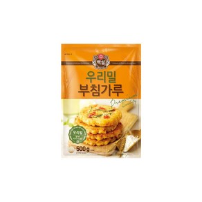 CJ제일제당 [CJ제일제당] 백설 우리밀 부침가루 500g x 1개