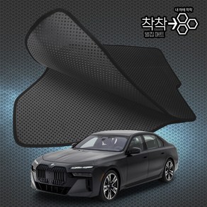 BMW 740i 740d /G70 벌집매트 고무매트 바닥 발판 깔판 7세대