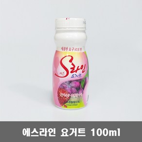 에스라인 요거트 100ml / 가벼운 몸 상쾌한 아침 요거트 혼합 분말