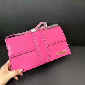 JACQUEMUS 자케무스 가방 숄더 핑크 바게트 겨드랑이 24cm M