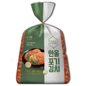 한울 포기김치 5kg 배추 반찬 포장김치, 1개, 5.001kg