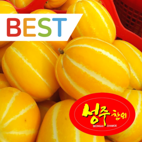 [BEST] 성주 당도선별 가정용 꿀참외, 1박스, 5kg (랜덤과)