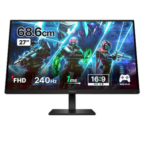 HP FHD 오멘 240Hz 게이밍 모니터, 68cm, 780G6AA(27인치)