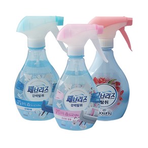 페브리즈 섬유탈취제 용기 370ml 상쾌한향 다우니 에어프릴향 은은한향, 3종세트, 3개