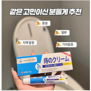 (당일배송) 일본수입 치질고  내치질  외치질  항문케어 TX002, 2개, 20g