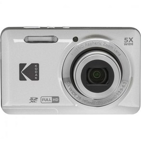 KODAK PIXPRO FZ55BK 16MP CMOS 센서 디지털 카메라 5X 광학 줌 28mm 광각 1080P 풀 HD 비디오 2.7인치 LCD 브이로그 카메라블랙, 1개