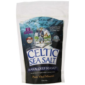 Celtic Sea Salt Makai Pure Gourmet Sea Salt 8 Ounce 켈트 바다 소금 마카이 퓨어 미식가 바다 소금 8온스