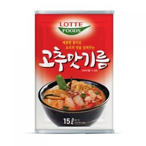 고추맛기름 롯데푸드 상온 캔 15kg, 단품, 1개