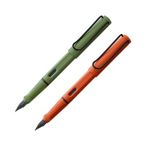 LAMY 라미 2021 에디션 오리진 사파리 만년필 EF 촉 (테라레드/사바나그린)