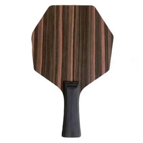 사이버 모양 흑단 소재 탁구 블레이드 라켓 공격 곡선 육각, [01] FL black handle