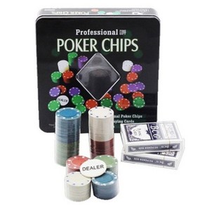 누림글로벌 POKER CHIPS 100p 세트 2, 혼합 색상, 1개