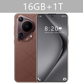 P70 울트라 스마트폰 5G 듀얼 SIM HD 휴대폰 얼굴 잠금 해제 휴대폰 안드로이드 8000mAh 휴대폰 글로벌, 05 Bown 16GB 1TB