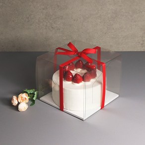 [대량할인] 아임팩킹 투명 케이크 박스 2호(170mm(h)), 50개