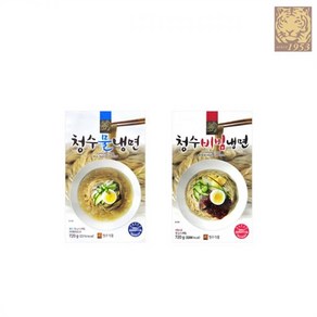 청수식품 청수물냉면720g 1개 + 청수비빔냉면720g 1개