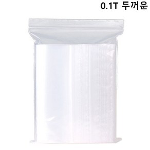 진주바다 지퍼백 7X10cm 100매 PE 두꺼운 비닐팩 0.1T