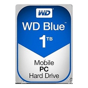 [Westen Digital] MOBILE BLUE HDD 1TB WD10SPZX 노트북용 (2.5HDD/ SATA3/ 5400pm/ 128MB/ 7mm/ SMR)