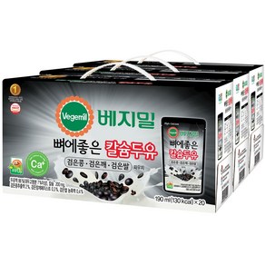 베지밀 뼈에좋은 칼슘두유, 190ml × 60개, 60개, 190ml