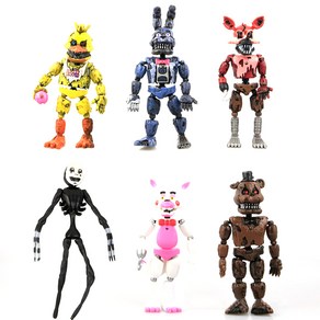 SanBeans Feddy 's Doll fnaf Bonnie 액션 그림 풍선 키즈 장난감 프레디에서 5 박(Coloful), 1개