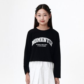 [더데이걸] 크롭 긴팔티 TGLA24801_GSA