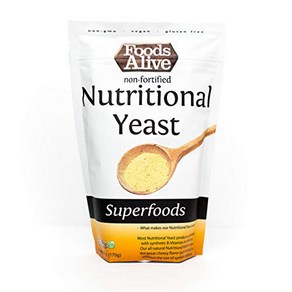 Foods Alive Nutritional Yeast Flakes - Non Fortifi Foods Alive 영양 효모 플레이크 - 강화되지 않은 글루튼 프리 식물성 단백질