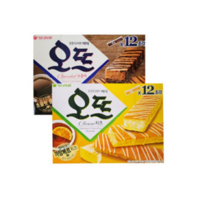 오리온 오뜨 12p 치즈 288.00g + 쇼콜라 300.00g 실속형 대용량, 1개