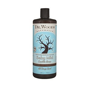 D. Woods 베이비 마일드 카스티야 비누, 946ml, 1개