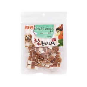 참좋은 간식 치킨&연어&브로콜리 100g 애견간식 강아지간식, 치킨 연어 브로콜리, 10개