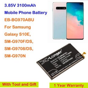 OangeYu 모바일 스마트폰 배터리 EB-BG970ABU 삼성 갤럭시 S10E SM-G9708DS SM-G970FDS SM-G970N 3100mAh, 한개옵션0