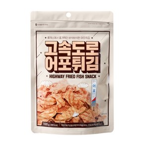 고속도로 어포튀김, 4개, 100g