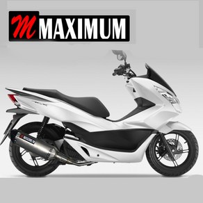 pcx125 머플러 풀배기 10-21년 맥시멈 정품, s-1숏관 팁블루, 17년이전(올뉴), 1개