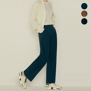 홈쇼핑 22FW 원턱 와이드 밴딩 팬츠 3종 택 1, 55