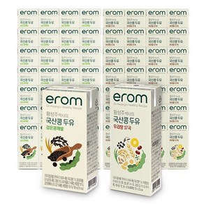 이롬 황성주 국산검은콩깨쌀 32팩+우리땅17곡 32팩 190ml(64팩), 64개, 190ml