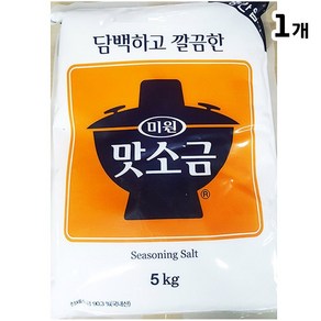 중간입자 맛소금(대상 5K), 5kg, 1