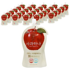 산지애 사과하나 원액주스 120ml 30개