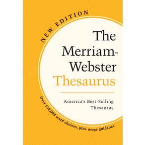 (영문도서) The Meiam-Webste Thesauus Papeback, English, 9780877797371