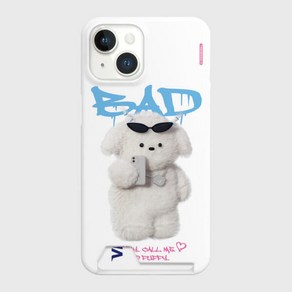 아트박스/더나인몰 bad puppy outfits [카드수납 폰케이스], (카드수납)아이폰12 mini/블랙, 1개