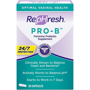 RepHesh Po-B Pobiotic Supplement fo Women 30 Oal Capsules, 30정, 1개